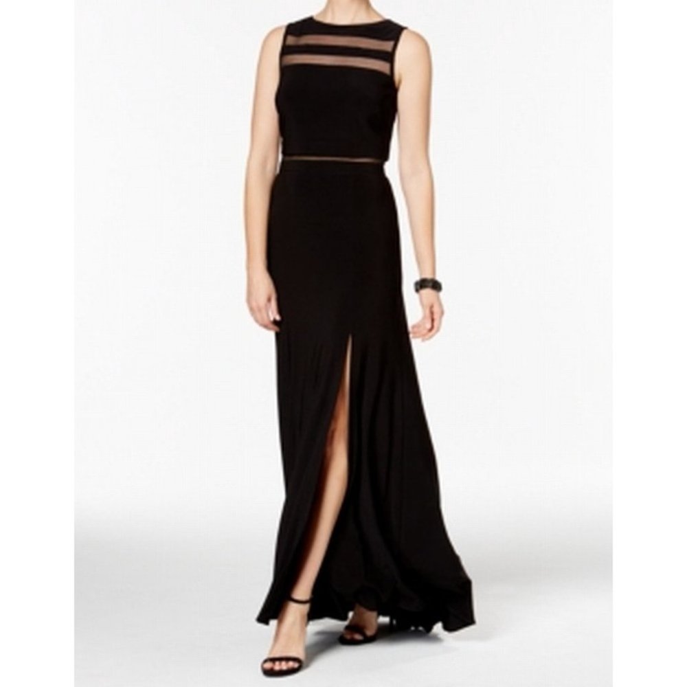 Maxi Dress, Formal, Mesh Detail